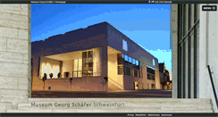 Desktop Screenshot of museumgeorgschaefer.de