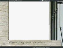 Tablet Screenshot of museumgeorgschaefer.de